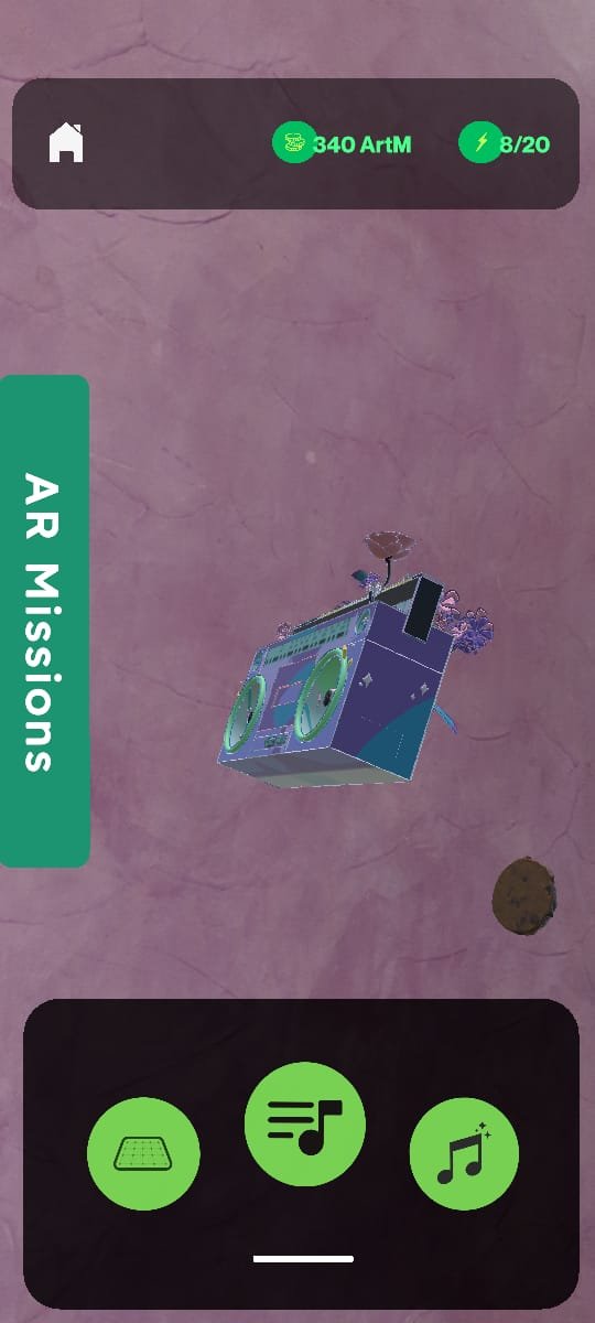 ARfi gameplay screen 4
